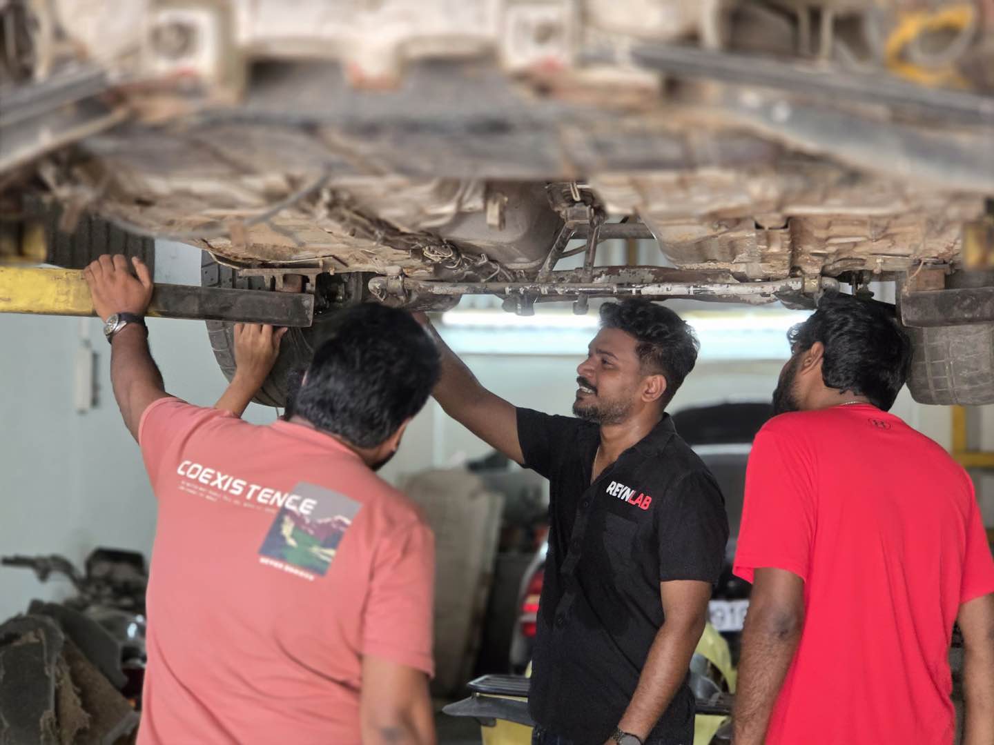 Master technician performing advanced diagnostics